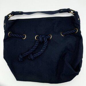 Old Navy Tote Bag With Inside Pocket, Navy Blue, Approximate Size 16"x13"x6"